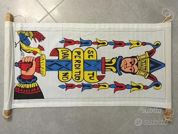 Carte da gioco su stoffa