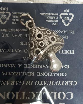 Charm funghetto Brio Collection nikel free