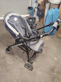 carrozzino pliko switch PEG Perego jeans