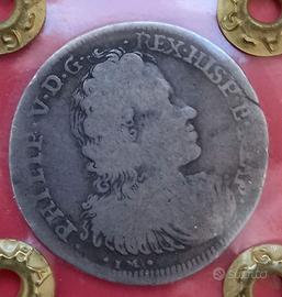 ARGENTO Regno di Napoli 1 tarì 1701 MB