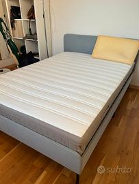 Letto Ikea con materasso a molle insacchettate