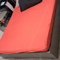 letto matrimoniale  con rete e materasso 160x190