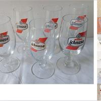 Lotto 6 bicchieri Ichnusa a calice, e altri vari