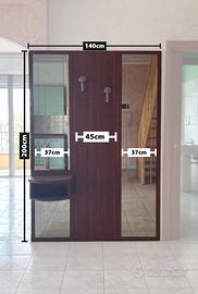 Mobile ingresso a parete