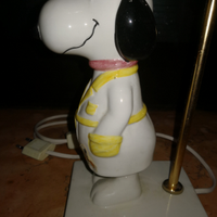 Snoopy peanuts linus lampada CERAMICA OTTONE VETRO