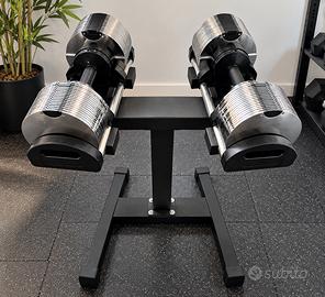 Manubri regolabili ACCIAIO 5-36kg SCATTI 1kg
