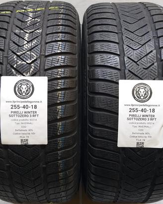 2 GOMME 255 40 18 PIRELLI A60214