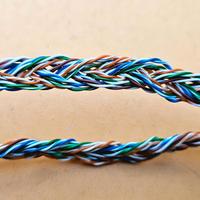 Cavo da audiofili auto costruito treccia CAT6