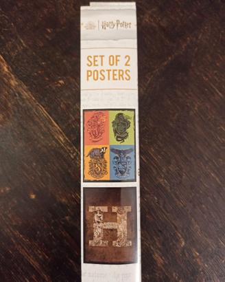Harry Potter (Crests & Hogwarts) Boxed Poster Set