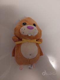 peluche a forma di criceto/castorino nuovo