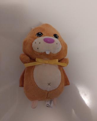 peluche a forma di criceto/castorino nuovo