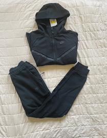 Tuta Nike Tech Fleece Nera Taglia S