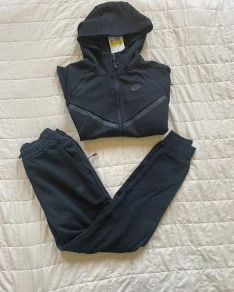 Tuta Nike Tech Fleece Nera Taglia S