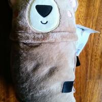 Accappatoio/coperta pile richiusa nuova