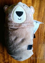 Accappatoio/coperta pile richiusa nuova