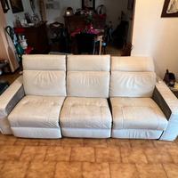 Divano in vera pelle 