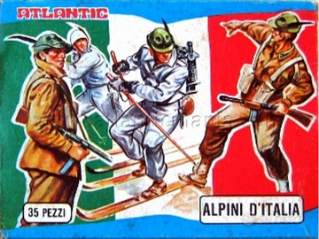Lotto 31 soldatini in plastica 1/72 H0 Atlantic "A