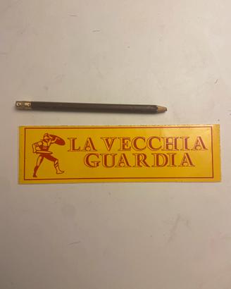 Adesivo ultras roma curva sud la vecchi guardia 90