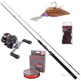 combo canna e mulinello casting