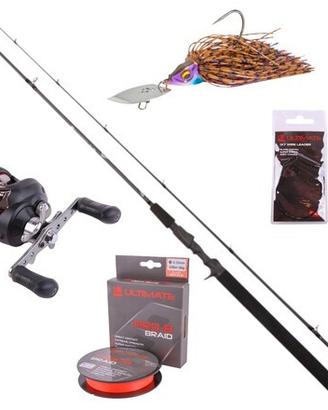combo canna e mulinello casting