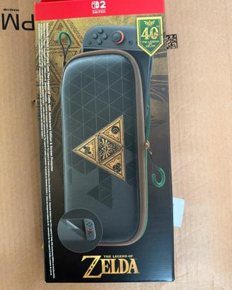 Custodia pellicola e panno nintendo switch 2 zelda