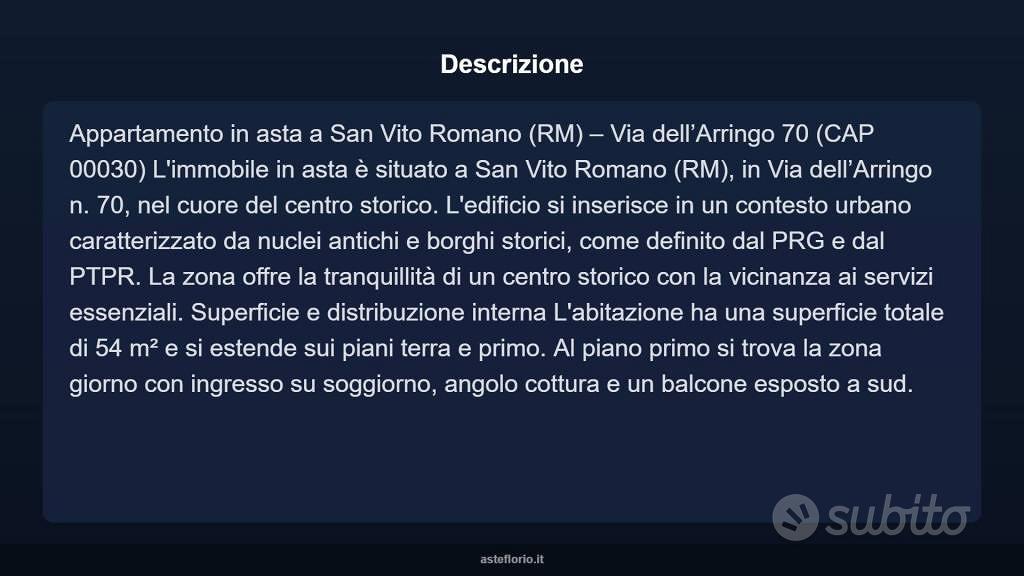 Appartamento – San Vito Romano, Roma Capitale - Vista 4