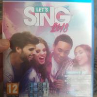 ps4 let's sing 2018 + microfono 