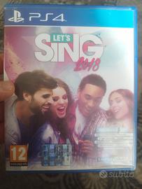 ps4 let's sing 2018 + microfono 