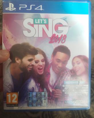 ps4 let's sing 2018 + microfono 