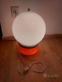 lampada globo anni 70 space age