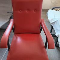Poltrone rosse anni 50 originali