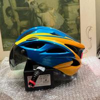 Casco Bici Da Corsa e scooter con occhi da sole