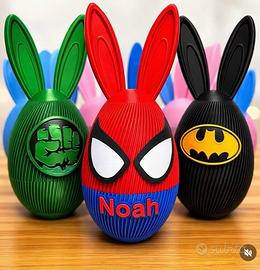 Coniglietti pasquali contenitore