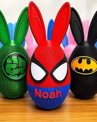 Coniglietti pasquali contenitore