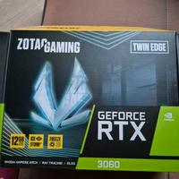 scheda video gegorce rtx 3060 zotac da 12 gb