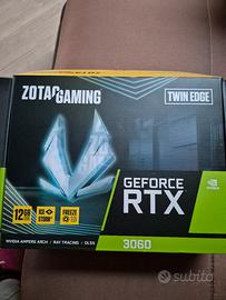 scheda video gegorce rtx 3060 zotac da 12 gb