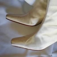 Stivali da SPOSA Raso Avorio n.39