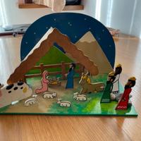 Presepio in compensato