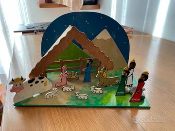 Presepio in compensato