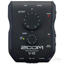 scheda audio usb zoom u22