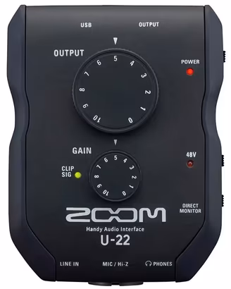 scheda audio usb zoom u22