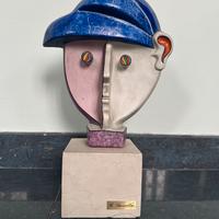 Scultura G. Gusella - Profilo astratto - Mendini