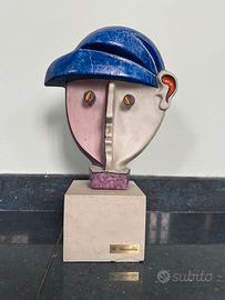 Scultura G. Gusella - Profilo astratto - Mendini