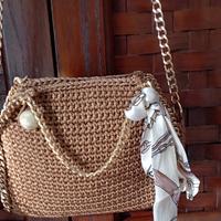 borsetta tracolla uncinetto 