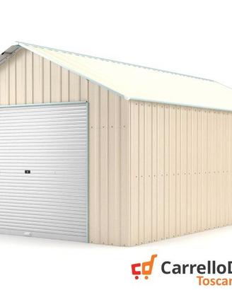 Baracca cantiere box 438x724 con saracinesca beige