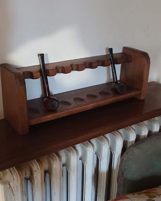 Porta pipe in legno a 8 poosti
