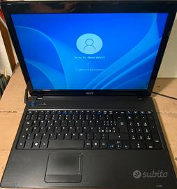 Acer pc portatile 4gb ram hd 500gb nero