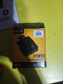 cuffie bluetooth con powerbank incorporata 