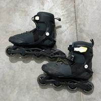 OXELO Roller fitness adulto Fit 100 nero - argento