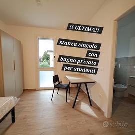 Stanze singole con bagno privato x studenti
